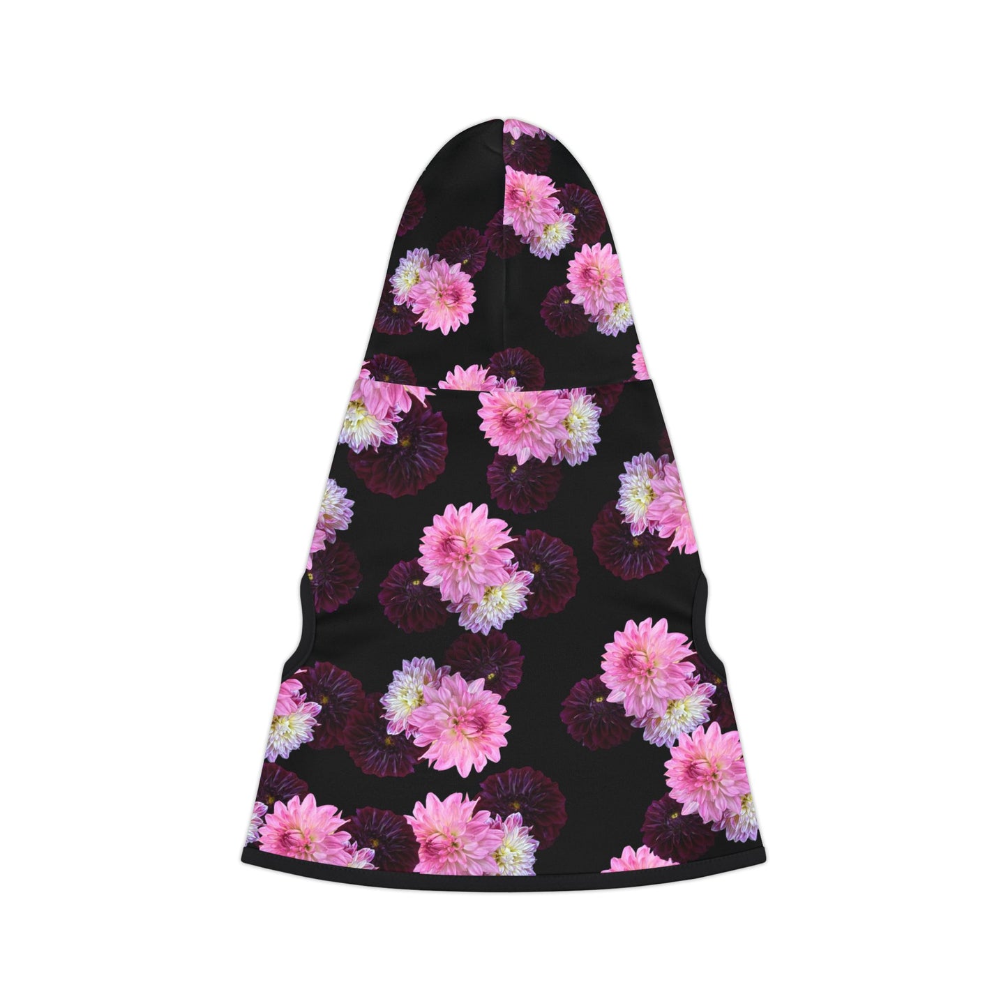"Black Dahlia" Floral Pet Hoodie