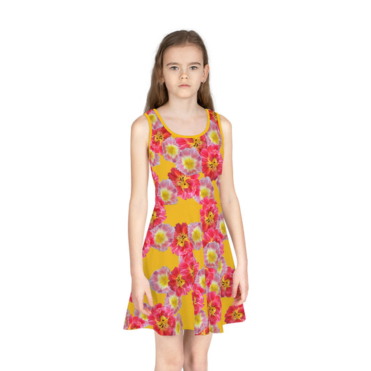 Girls' Vibrant "Sunshine Bloom" Sundress