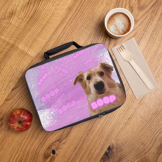 Purple “Fee Nose Boop” Lunch Bag