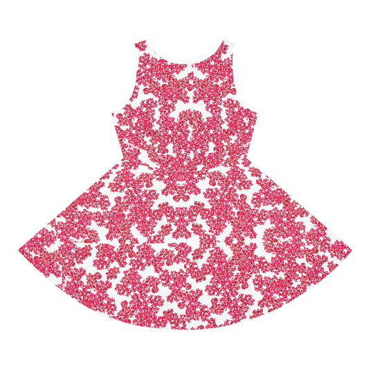 Girl’s "Tiny Pink Blooms" Sundress