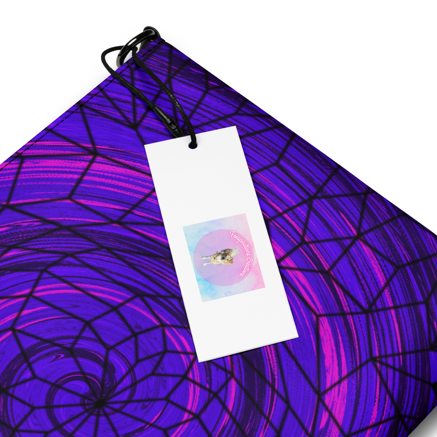 Psychedelic "Dreamcatcher Swirl Geometrics" Crossbody Handbag