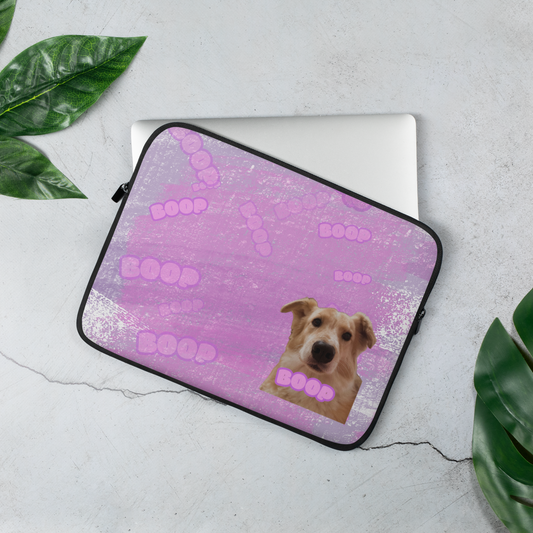 “Fee Nose Boop” Laptop Sleeve - Purple