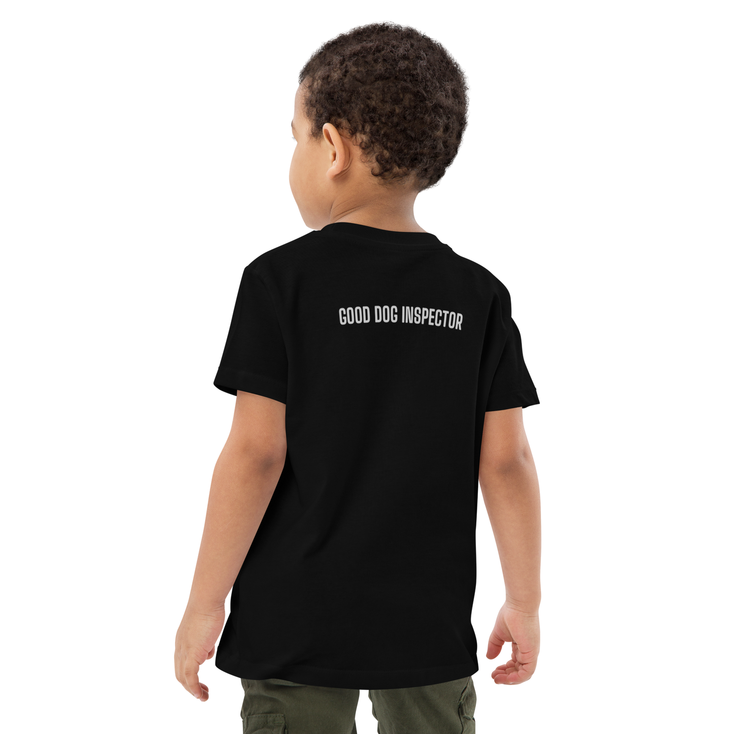 Kid's “Goodest Girl Fee: Good Dog Inspector” Graphic T-Shirt
