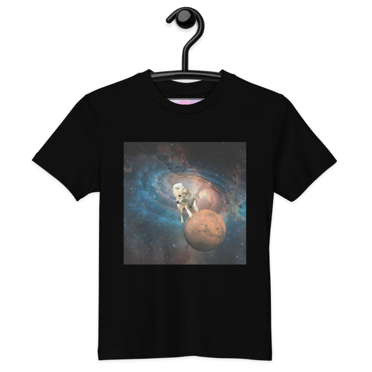 Kid's Organic Cotton "Galaxy Dog: Cosmic Fee" Graphic T-Shirt