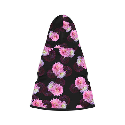 "Black Dahlia" Floral Pet Hoodie