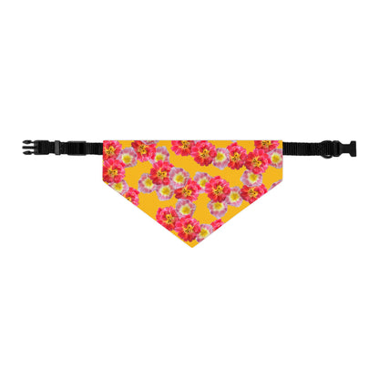 Vibrant “Sunshine Bloom” Pet Bandana Collar