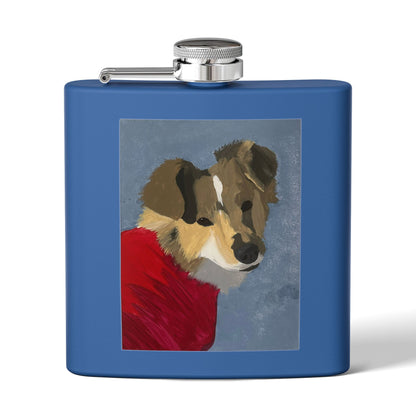 6oz “Fee Portrait” Stainless Steel Hip Flask