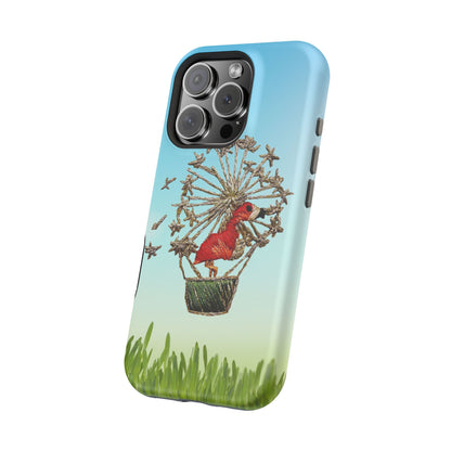 "Flamingo Hot Air Balloon" iPhone Case
