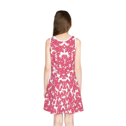 Girl’s "Tiny Pink Blooms" Sundress