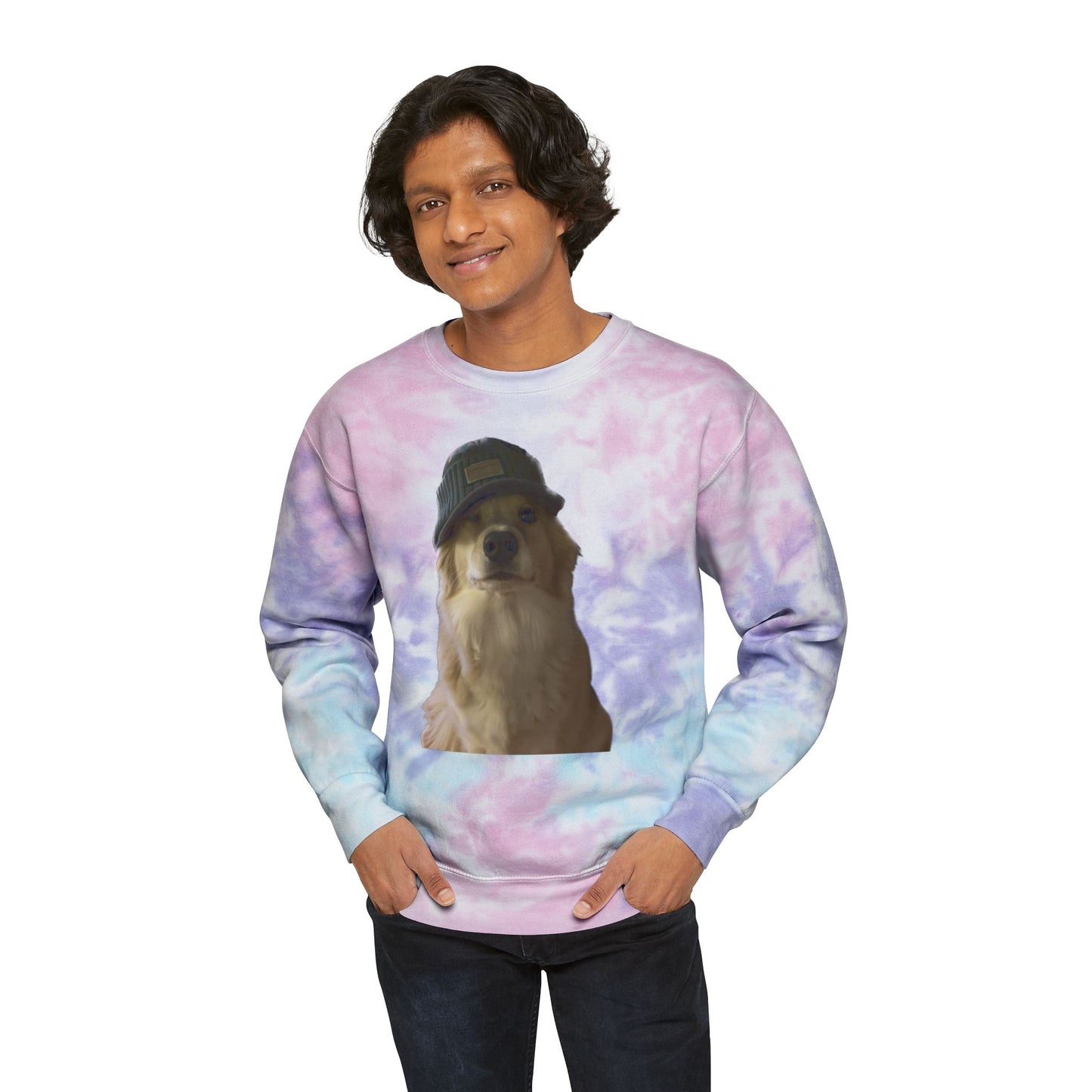 Playful Fee Themed Tie-Dye Sweatshirts - Three Versions