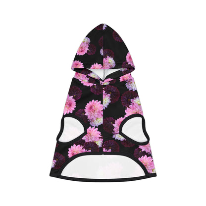 "Black Dahlia" Floral Pet Hoodie