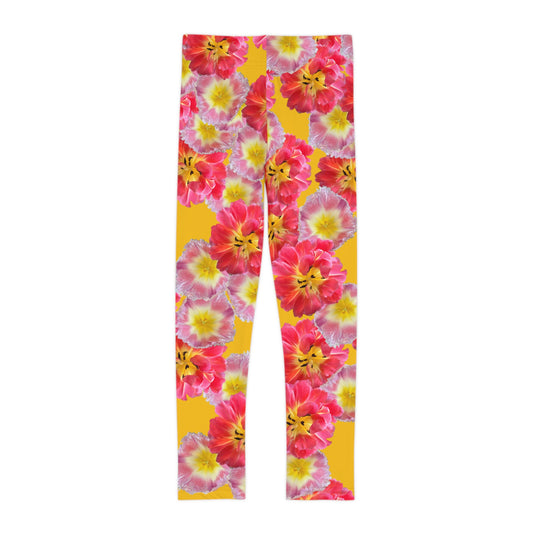 Kid’s Vibrant “Sunshine Bloom” Leggings