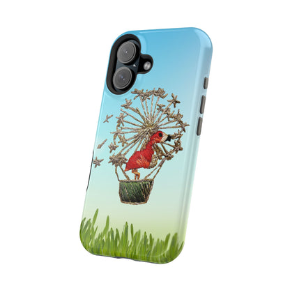 "Flamingo Hot Air Balloon" iPhone Case