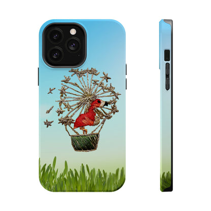 "Flamingo Hot Air Balloon" iPhone Case