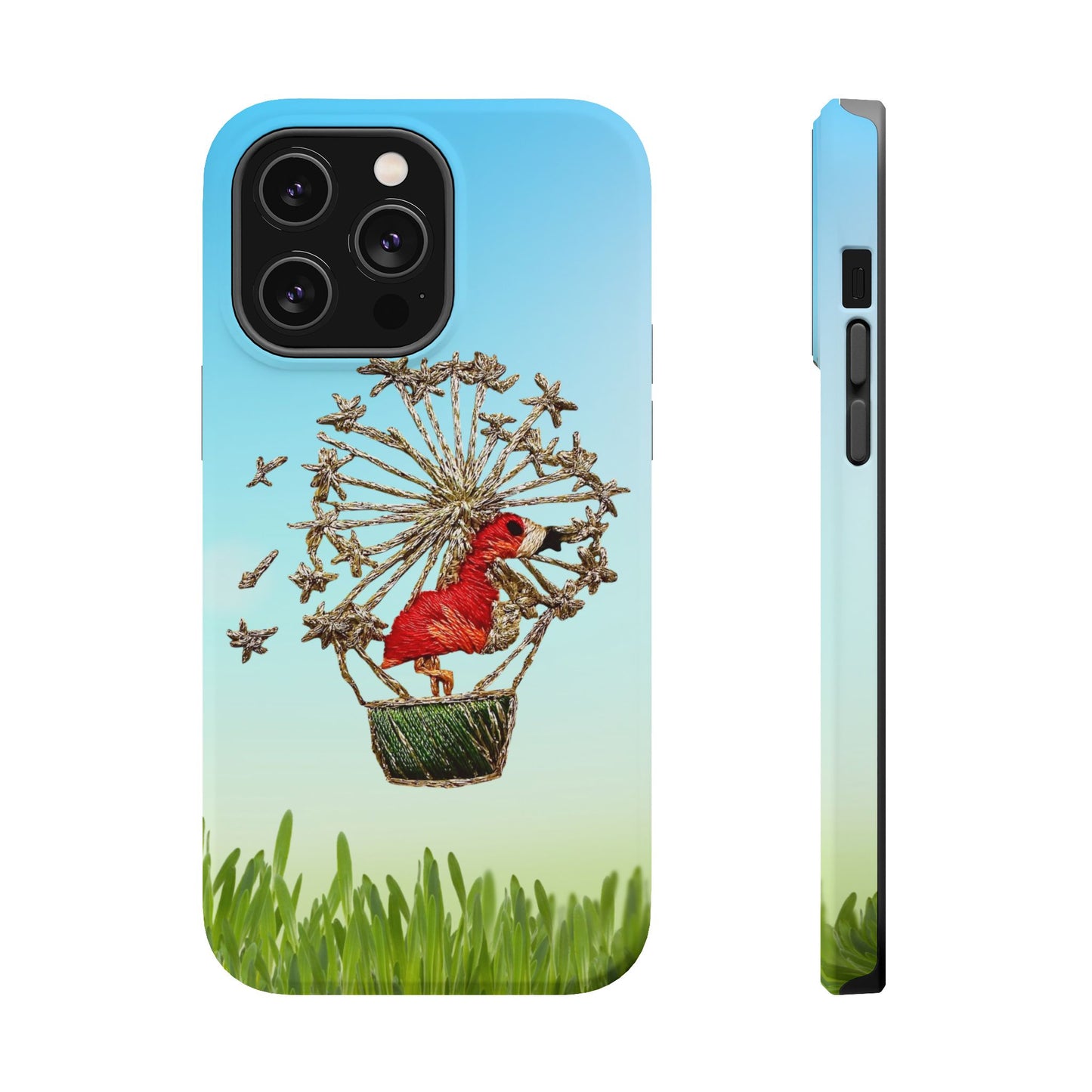 "Flamingo Hot Air Balloon" iPhone Case