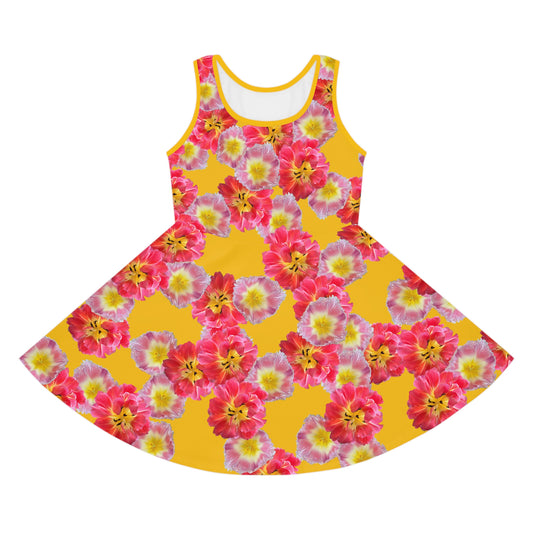 Girls' Vibrant "Sunshine Bloom" Sundress