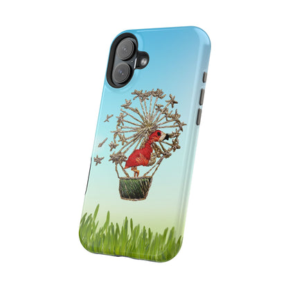"Flamingo Hot Air Balloon" iPhone Case