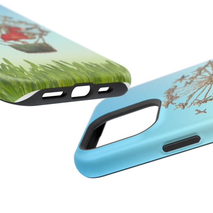 "Flamingo Hot Air Balloon" iPhone Case