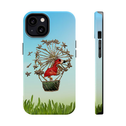 "Flamingo Hot Air Balloon" iPhone Case
