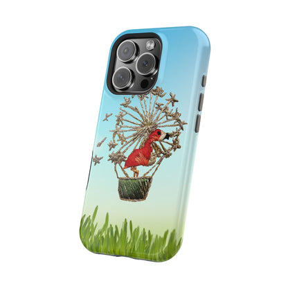 "Flamingo Hot Air Balloon" iPhone Case