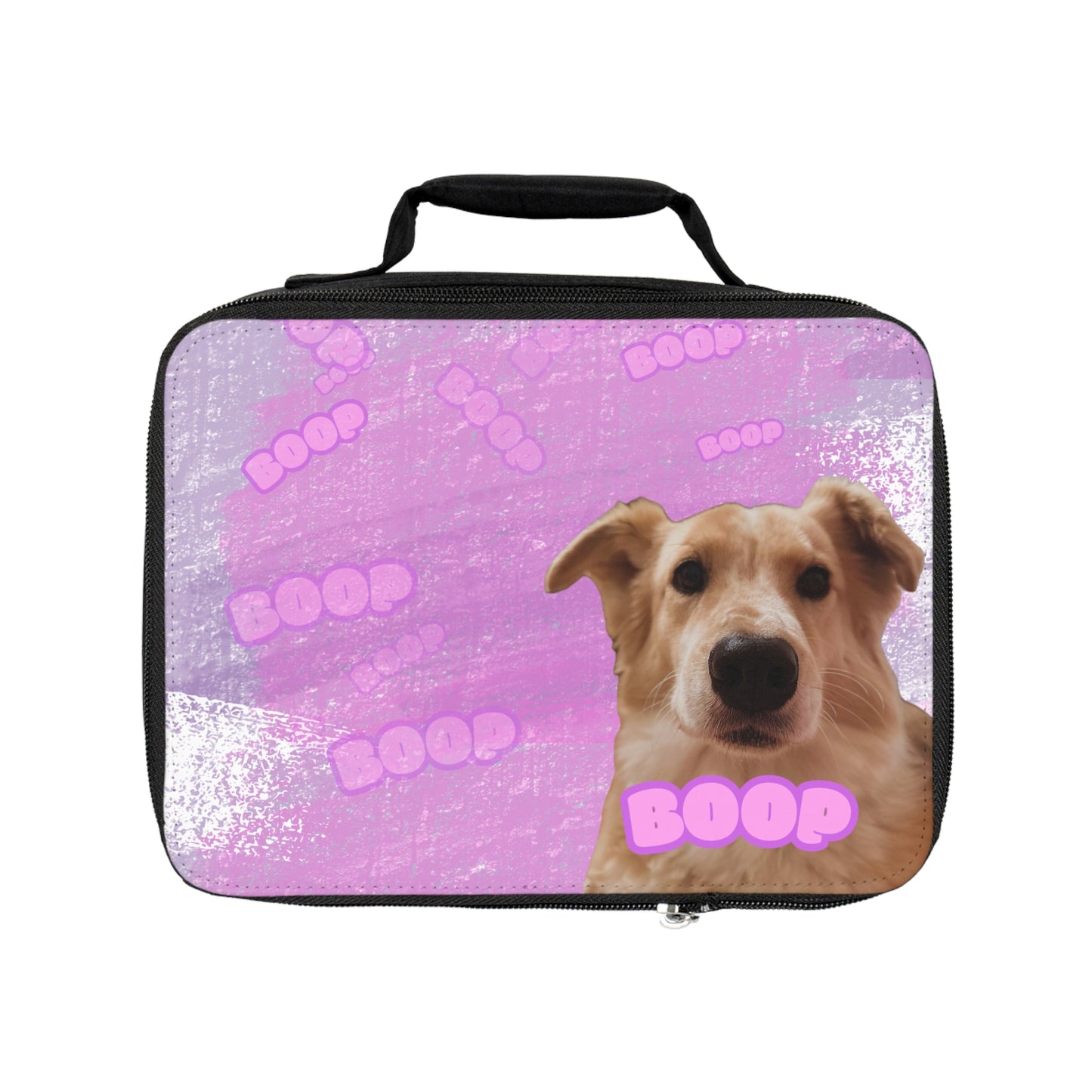 Purple “Fee Nose Boop” Lunch Bag