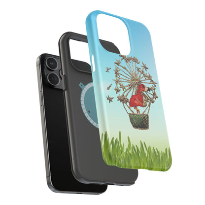 "Flamingo Hot Air Balloon" iPhone Case