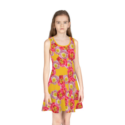 Girls' Vibrant "Sunshine Bloom" Sundress