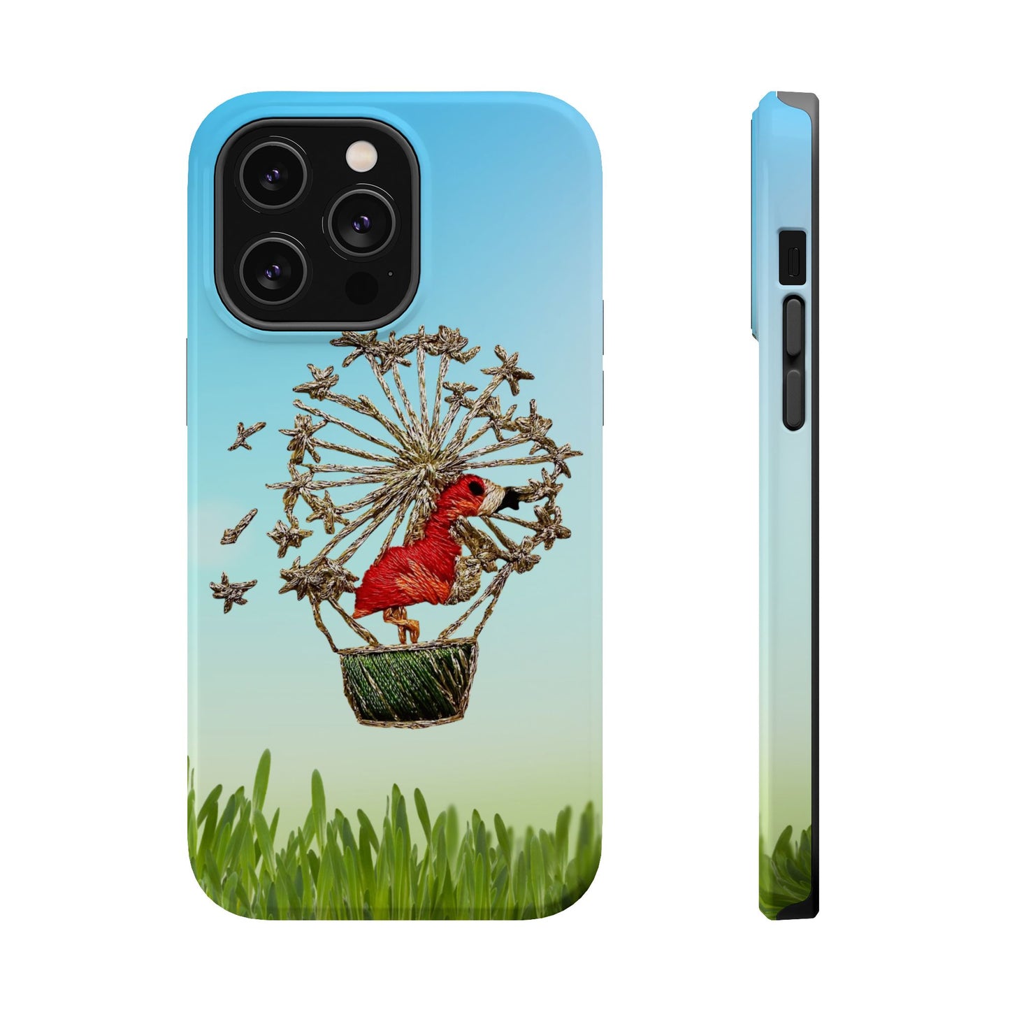 "Flamingo Hot Air Balloon" iPhone Case