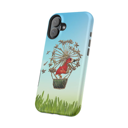 "Flamingo Hot Air Balloon" iPhone Case