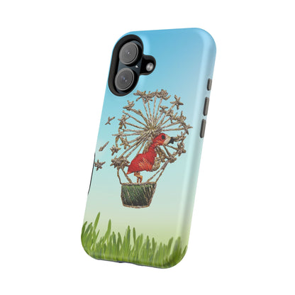 "Flamingo Hot Air Balloon" iPhone Case
