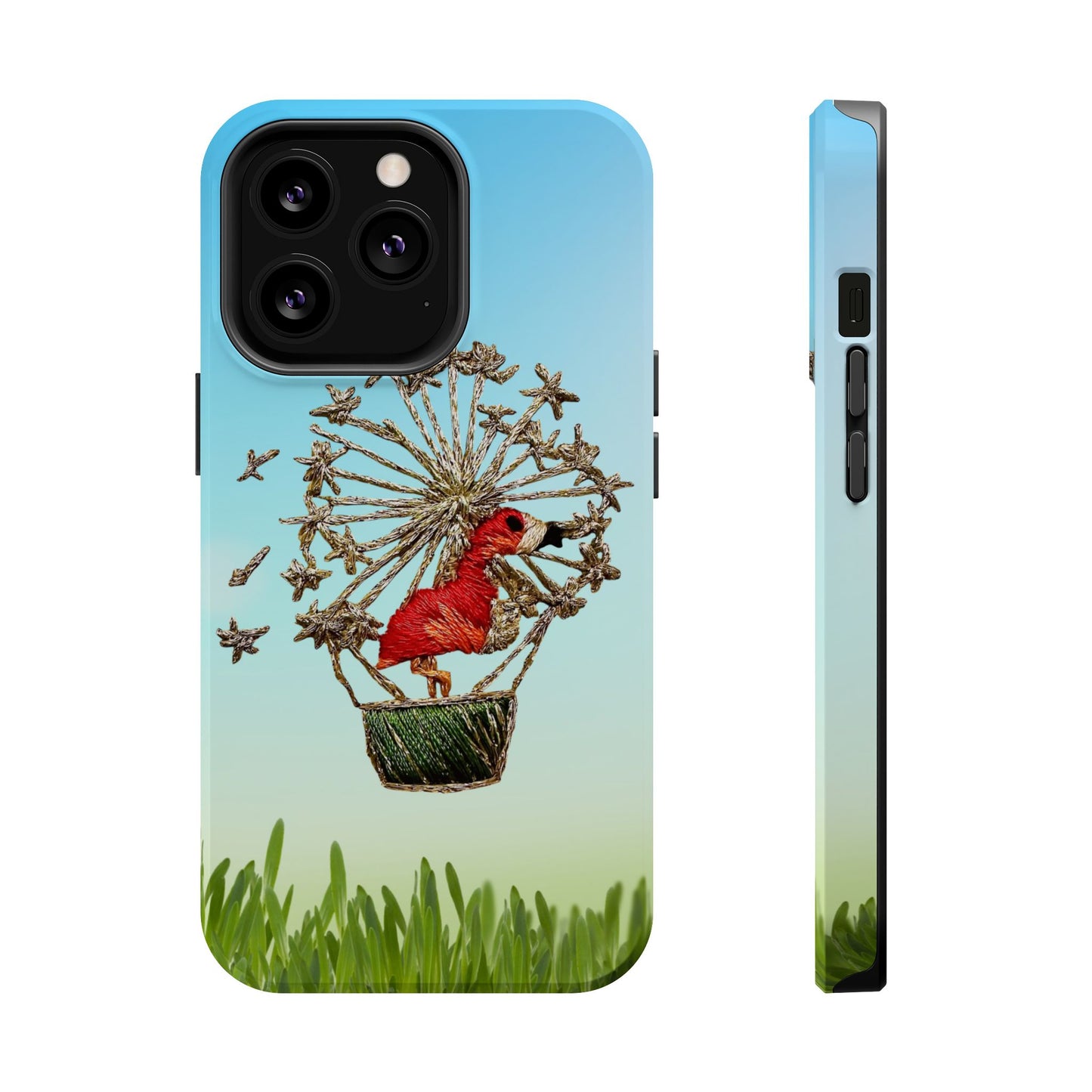 "Flamingo Hot Air Balloon" iPhone Case