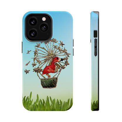 "Flamingo Hot Air Balloon" iPhone Case