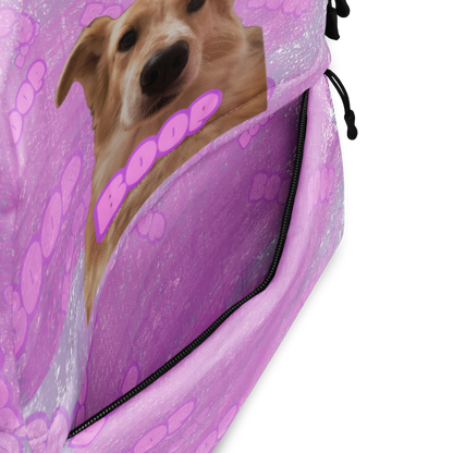"Fee Nose Boop" Backpack - Pink