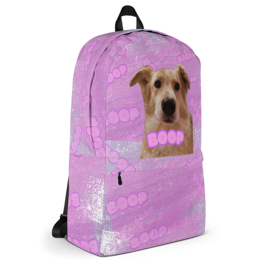 "Fee Nose Boop" Backpack - Pink