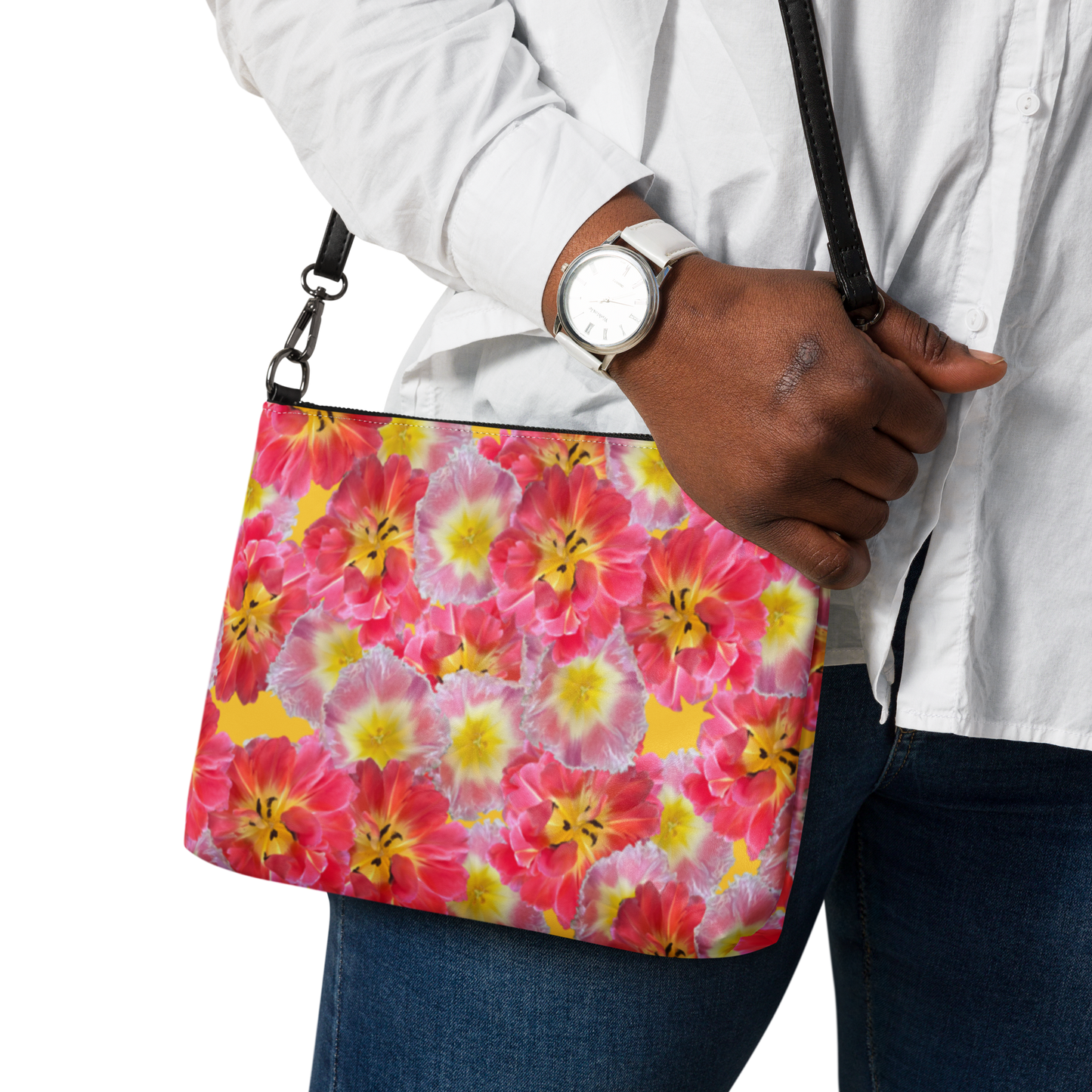 "Sunshine Bloom" Crossbody Handbag