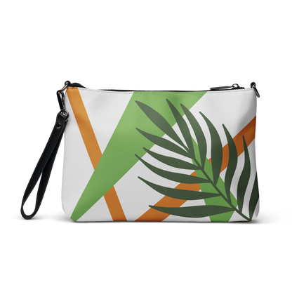 "Leaf Geometrics" Crossbody Handbag