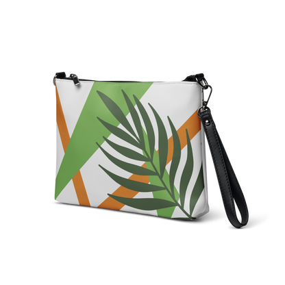 "Leaf Geometrics" Crossbody Handbag