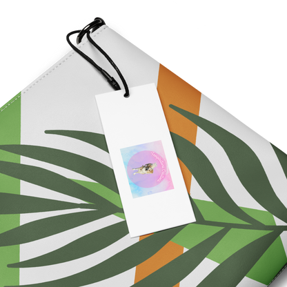 "Leaf Geometrics" Crossbody Handbag