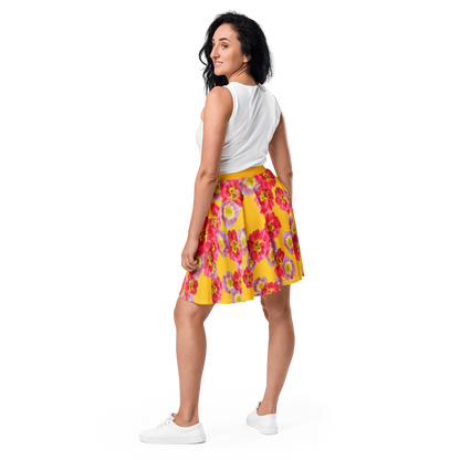A-Line "Sunshine Bloom" Skater Skirt