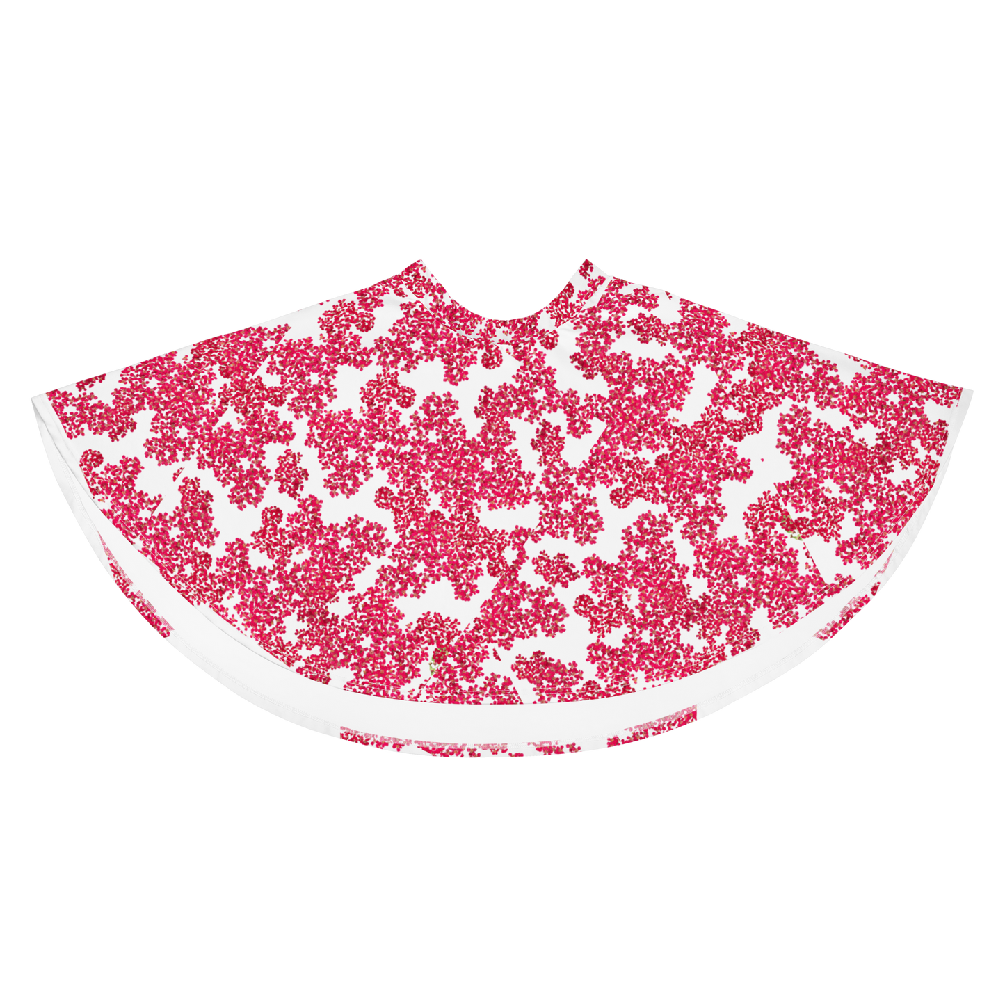 A-Line "Tiny Pink Blooms" Skater Skirt