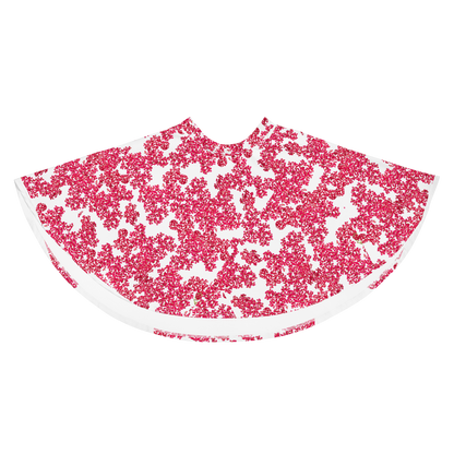 A-Line "Tiny Pink Blooms" Skater Skirt