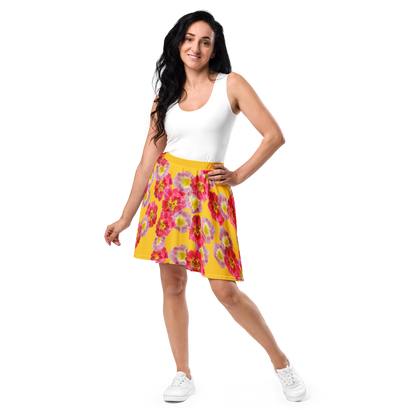 A-Line "Sunshine Bloom" Skater Skirt