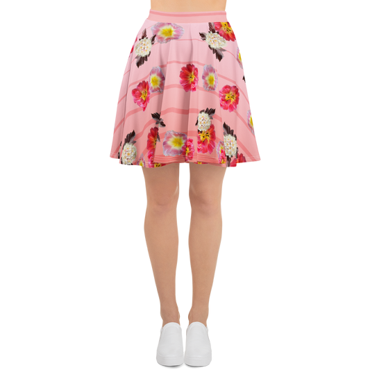 A-Line "Blushing Bloom" Skater Skirt