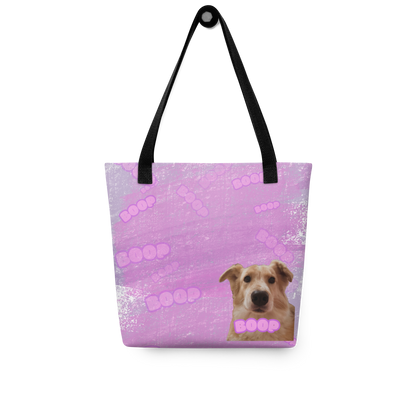Purple “Fee Nose Boop” Tote Bag