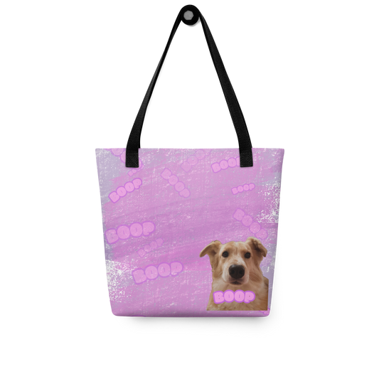 Purple “Fee Nose Boop” Tote Bag