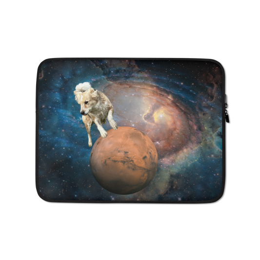 “Galaxy Dog: Cosmic Fee” Laptop Sleeve
