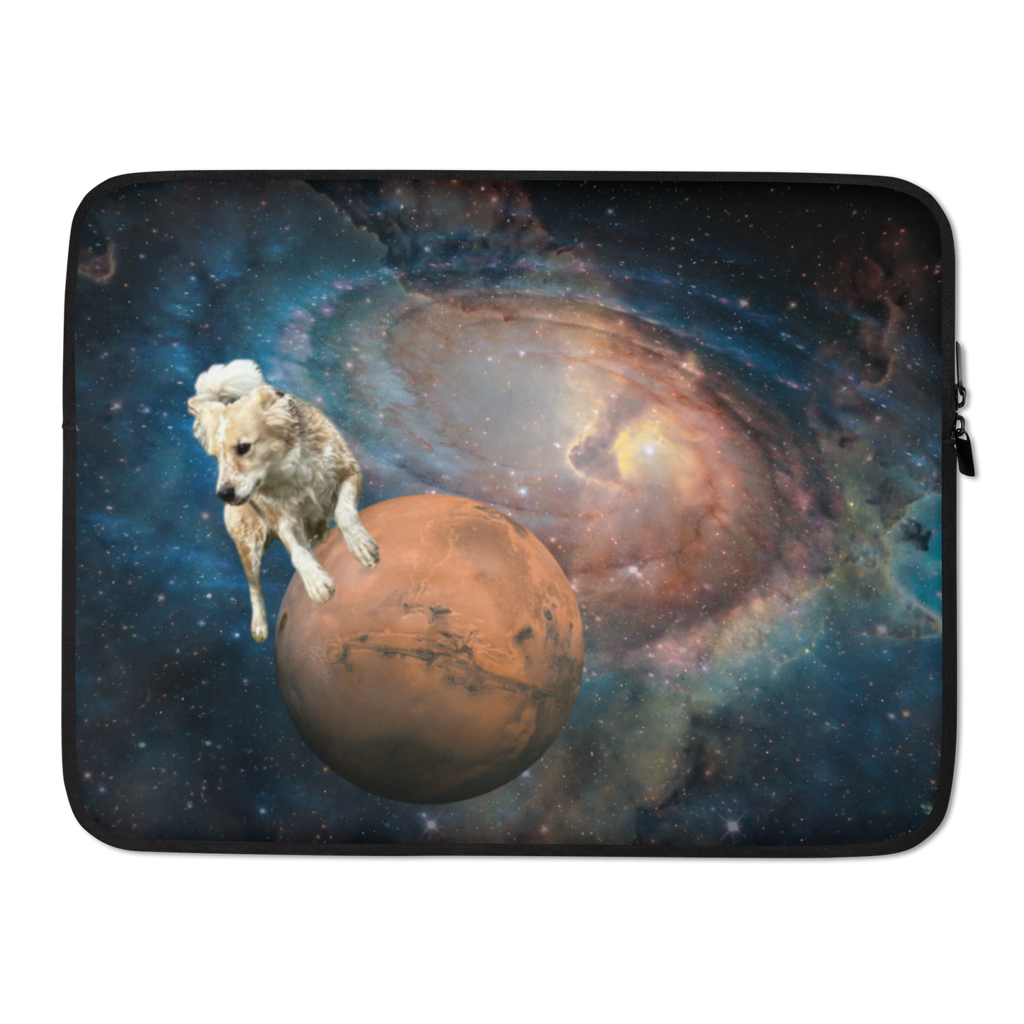 “Galaxy Dog: Cosmic Fee” Laptop Sleeve