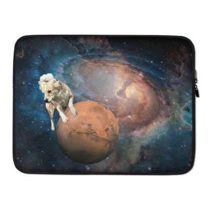 “Galaxy Dog: Cosmic Fee” Laptop Sleeve