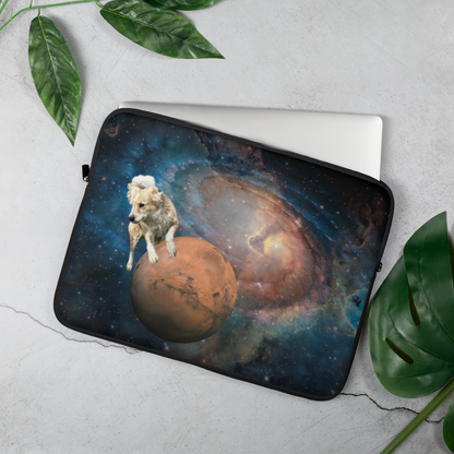 “Galaxy Dog: Cosmic Fee” Laptop Sleeve
