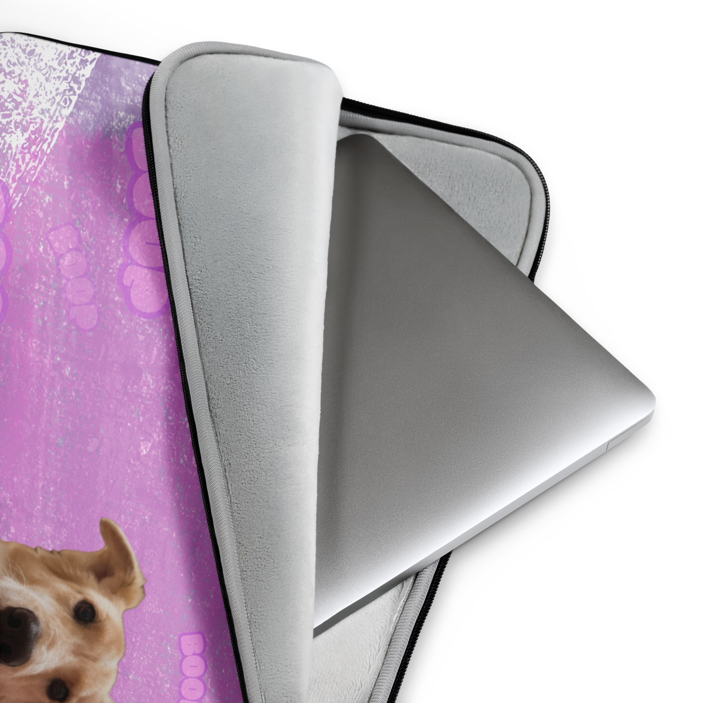 “Fee Nose Boop” Laptop Sleeve - Purple